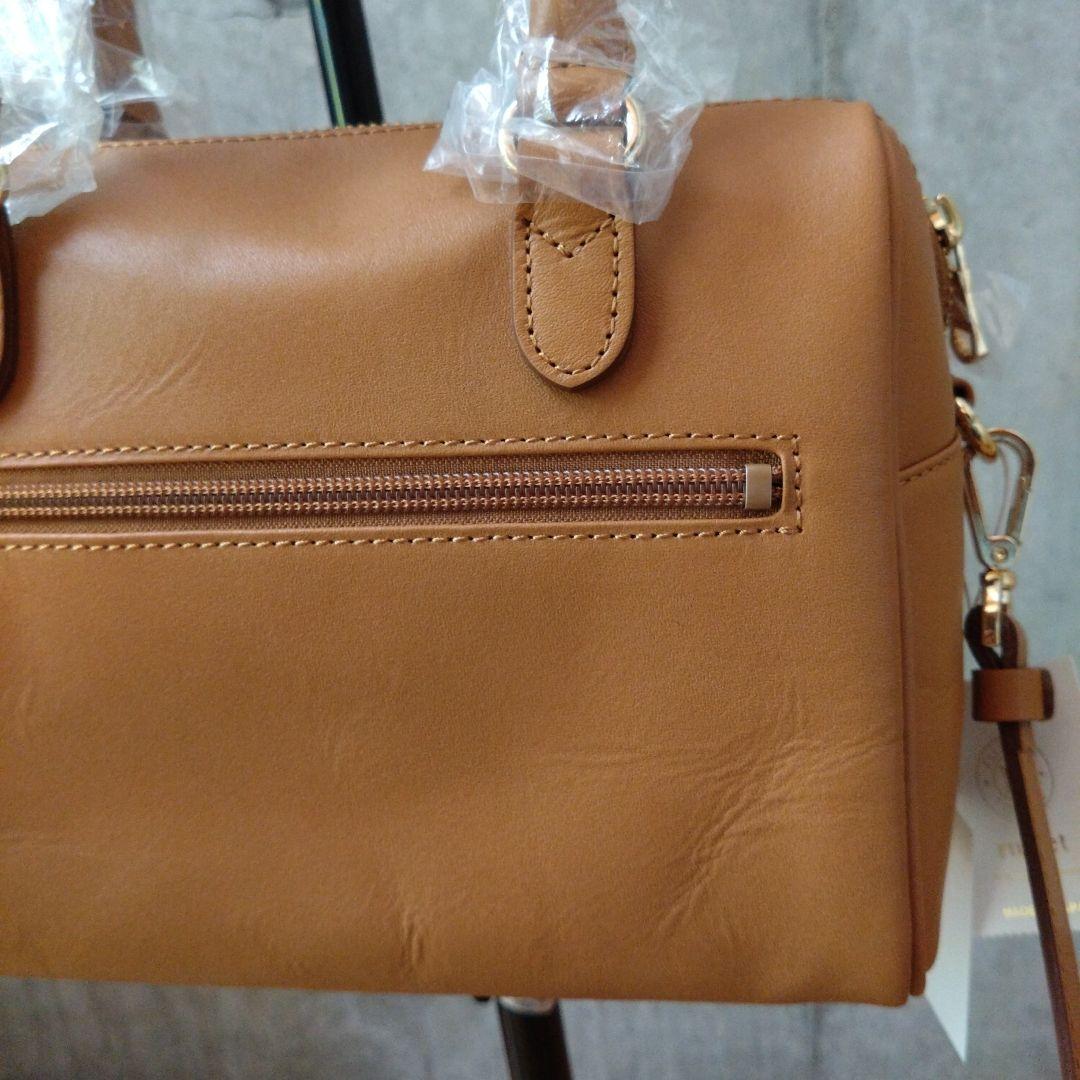 八駆郎　russet　2wayミニボストン　キャメル　新品未使用タグ付