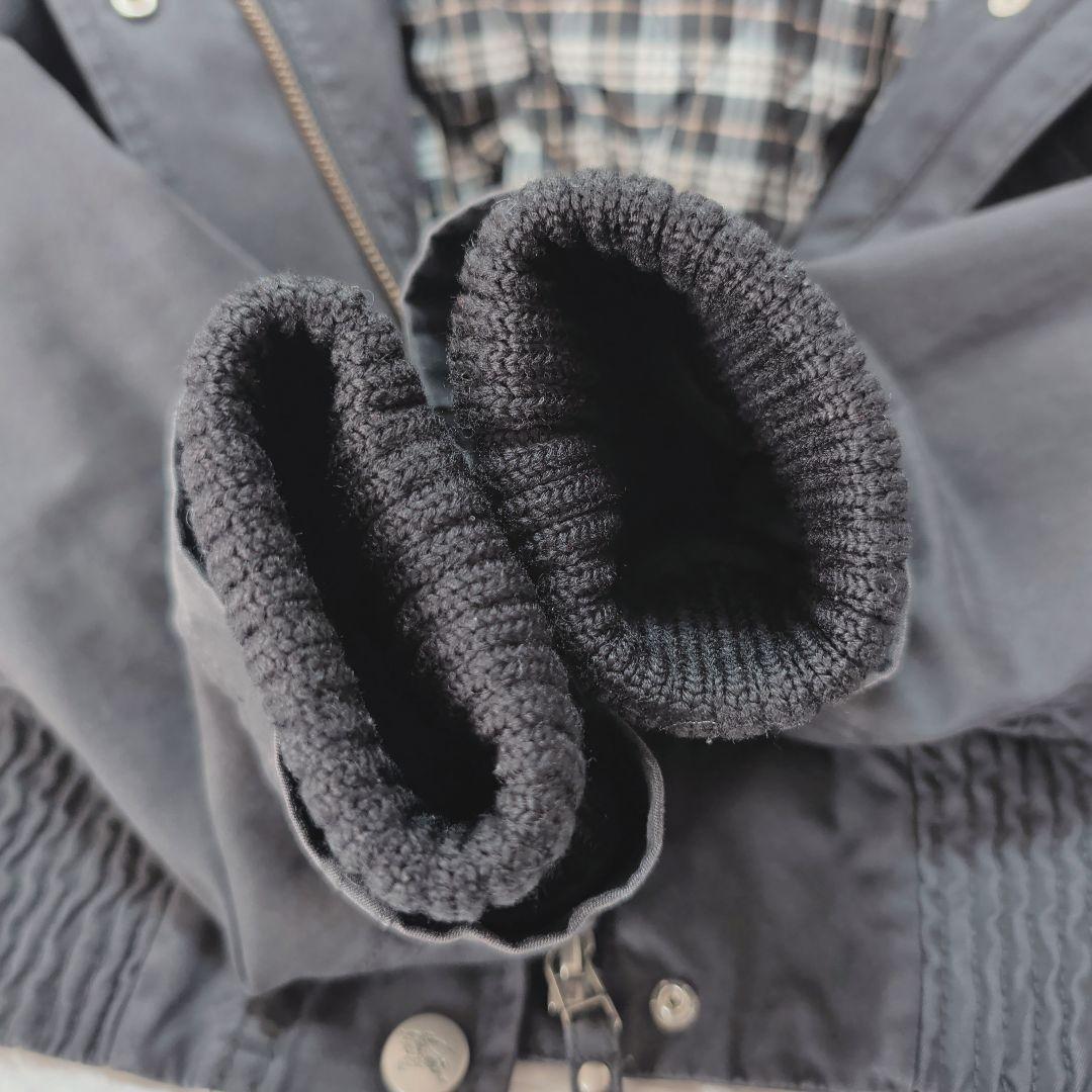 バーバリーブルーレーベル ミリタリージャケット 短丈 N-2B