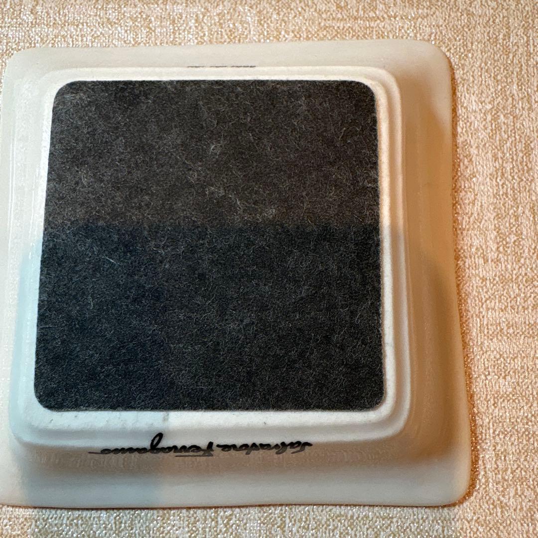 サルヴァトーレ・フェラガモ　角皿　3枚セット　ミニトレー 孔雀　花