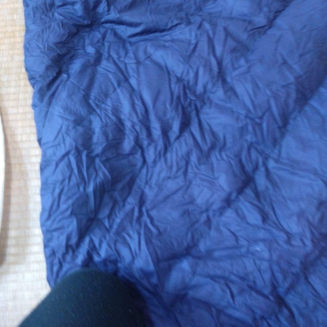 未使用品　mont-bell 寝袋 パープル 収納袋付き