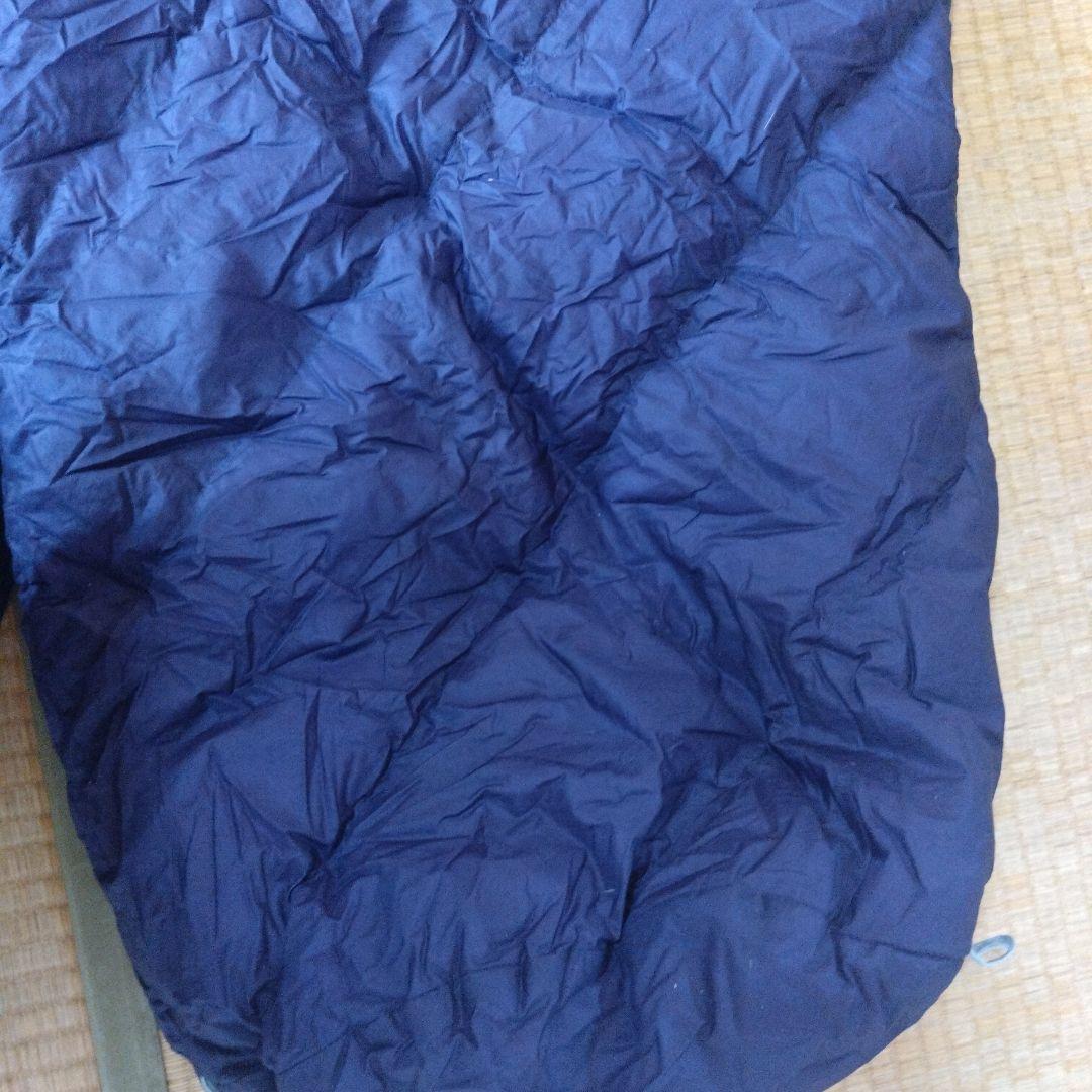 未使用品　mont-bell 寝袋 パープル 収納袋付き