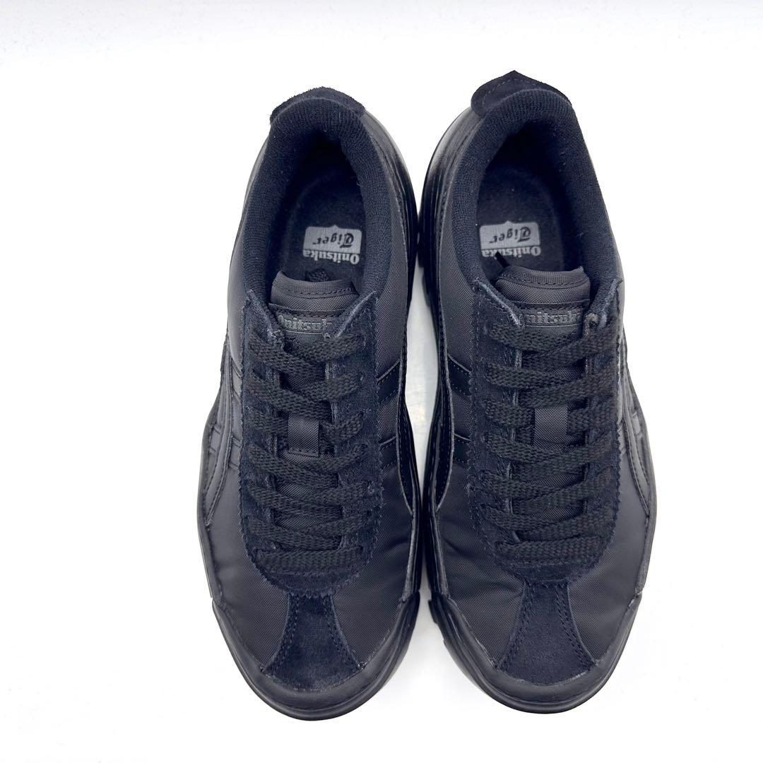 【極美品】オニツカタイガー デレゲーション チャンク ブラック スエード 厚底