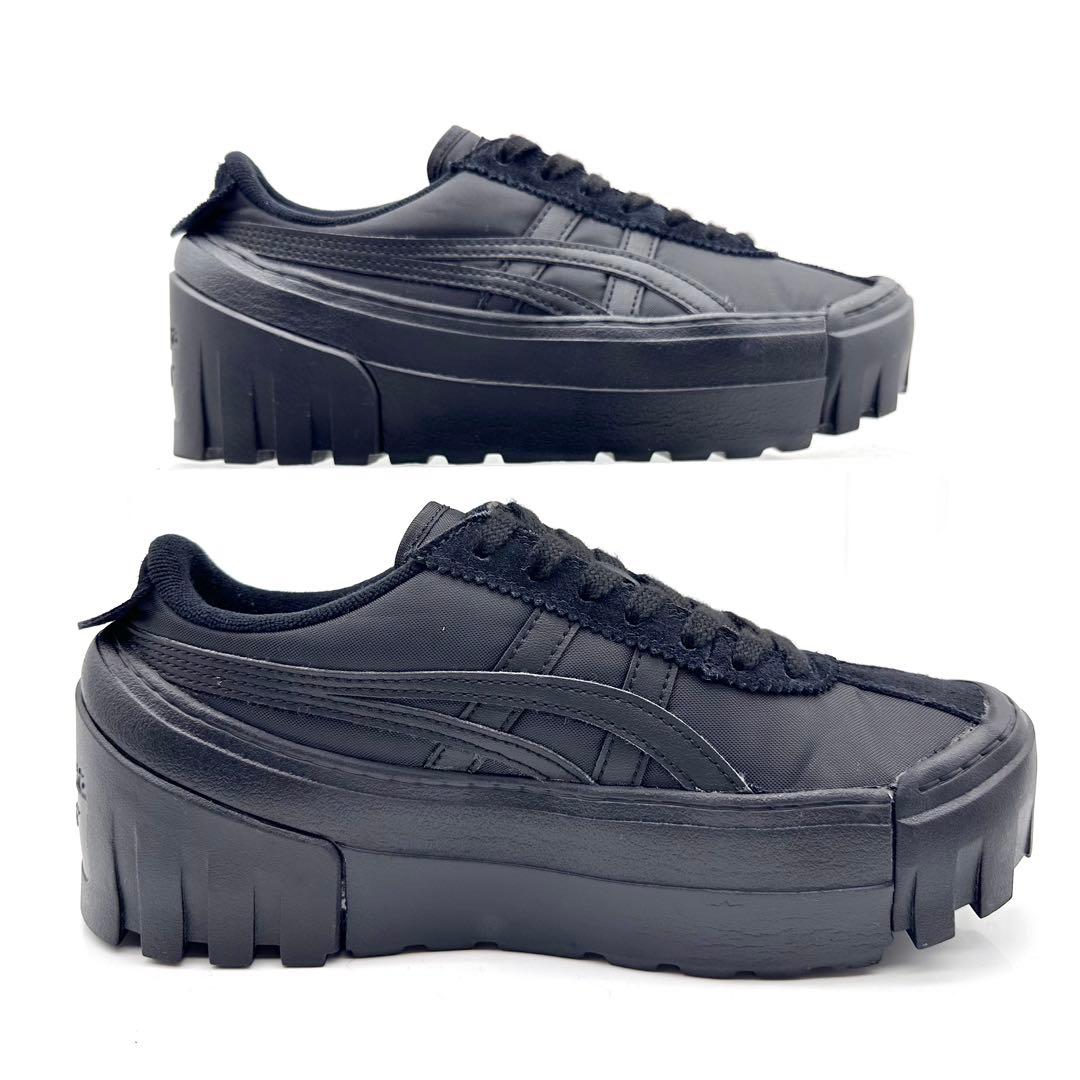 【極美品】オニツカタイガー デレゲーション チャンク ブラック スエード 厚底