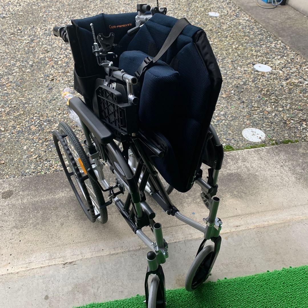 T*)様 折り畳みリクライニングチェア ハイバック自走兼用車椅子 折り畳み車いす