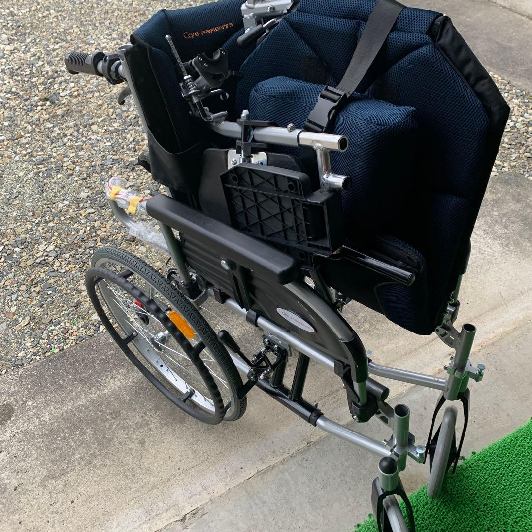 T*)様 折り畳みリクライニングチェア ハイバック自走兼用車椅子 折り畳み車いす