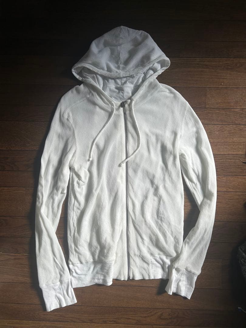 ann demeulemeester メッシュパーカー　リバーシブル