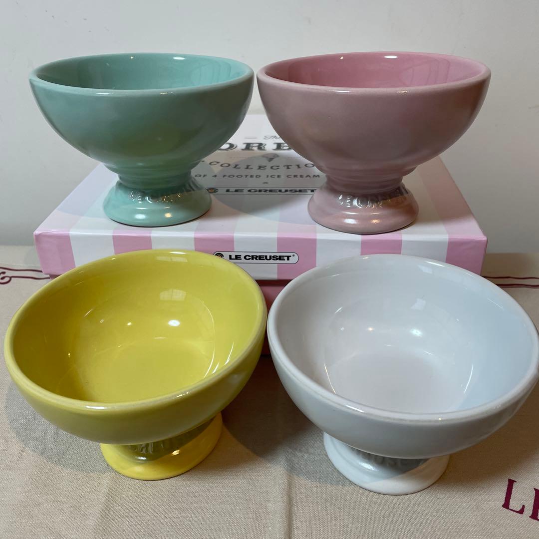 《新品》LE CREUSET アイスクリームボウルセット