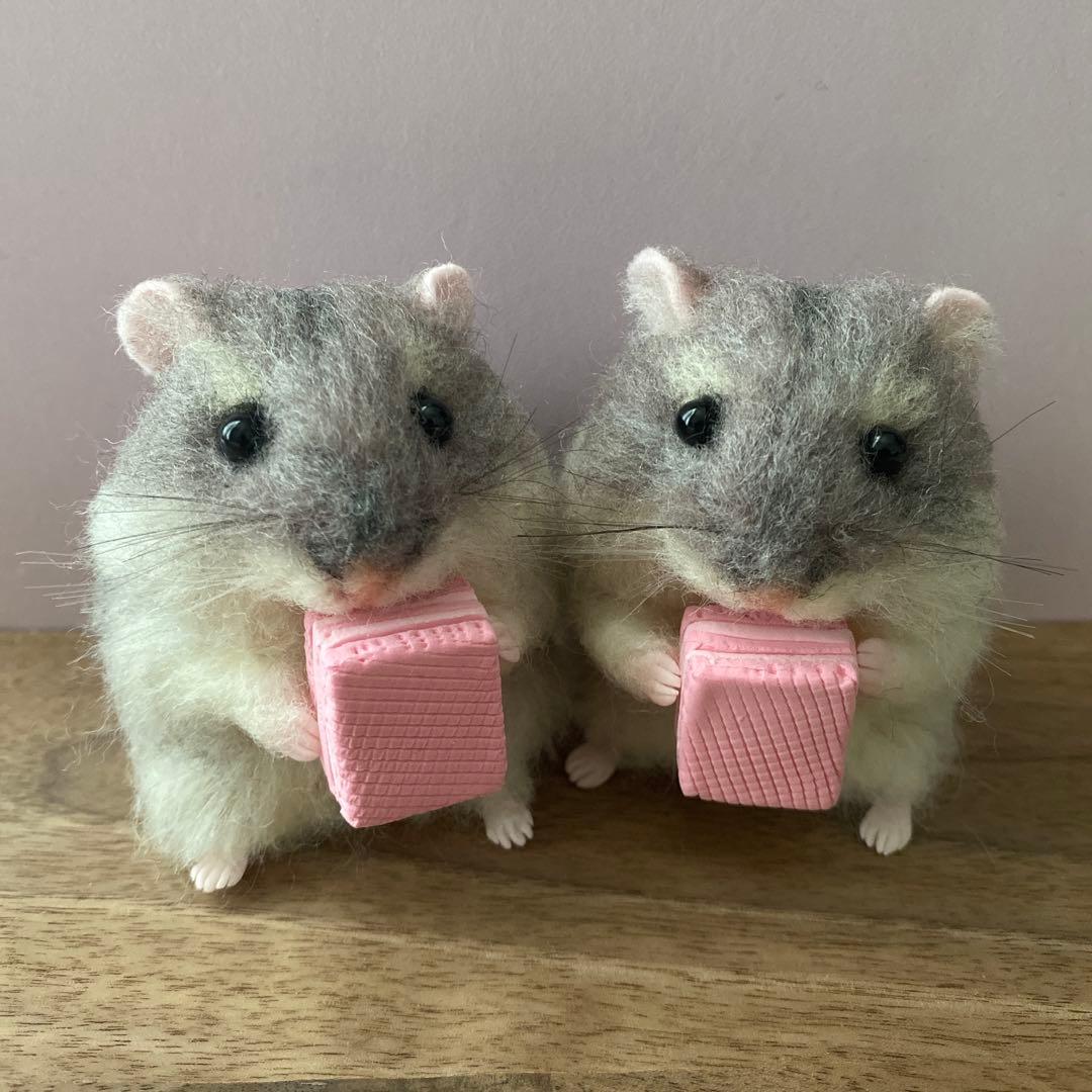 【羊毛フェルト】ハムスター★オーダー（ふわもこ）