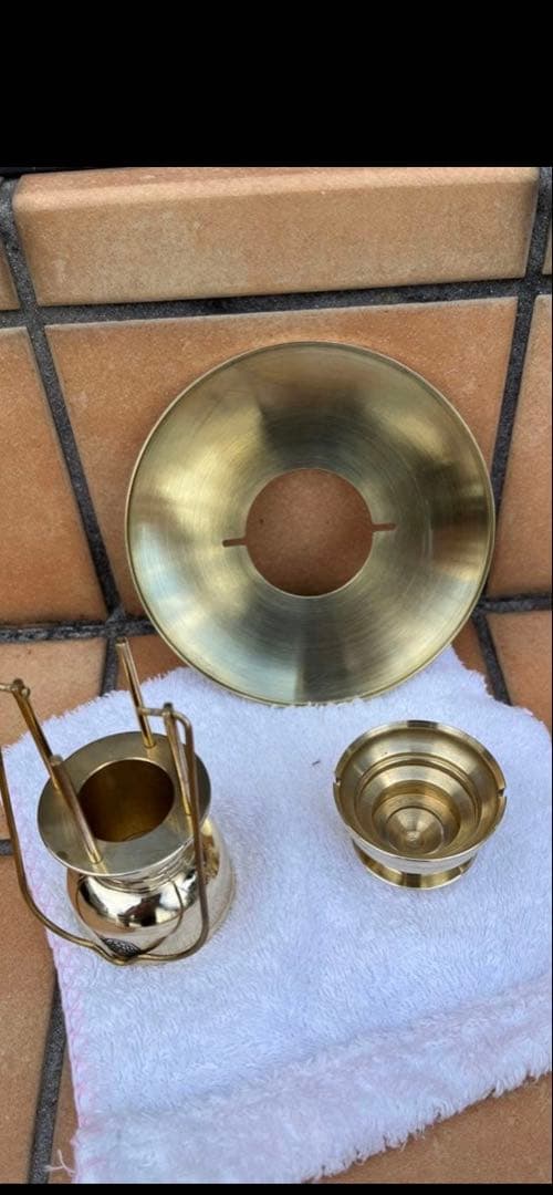 初期　名もなきランタン　ゴールゼロ専用　moai製シェード付き　アンバー対応