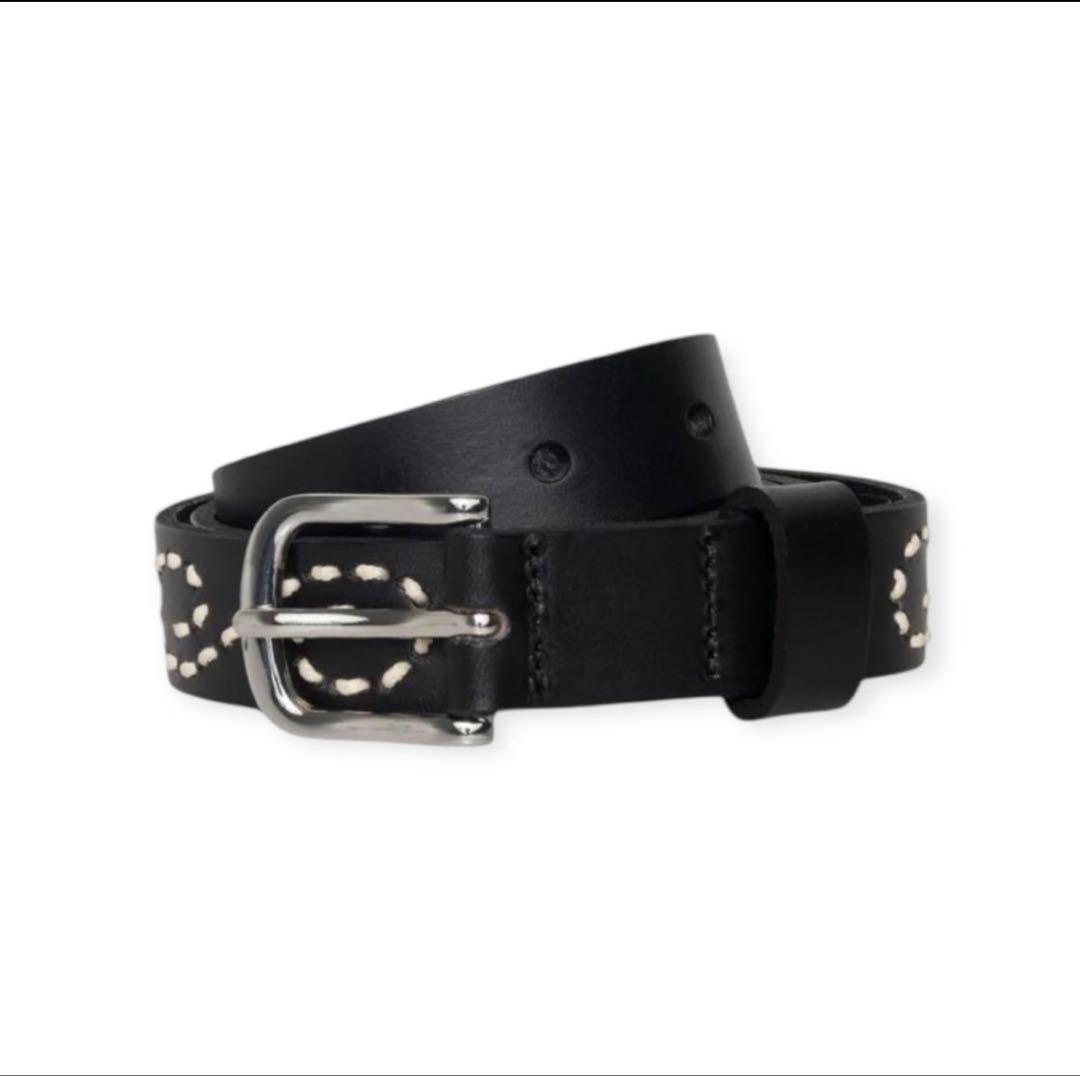 小物 STUSSY EMBROIDERED S BELT L-XL