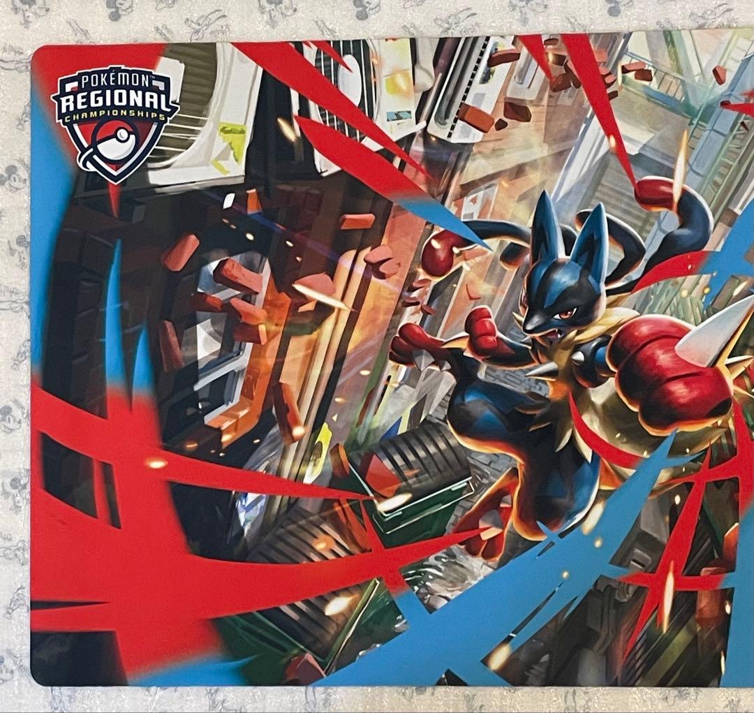 希少 メガルカリオ リージョナル プレイマット ポケモンカード 公式品