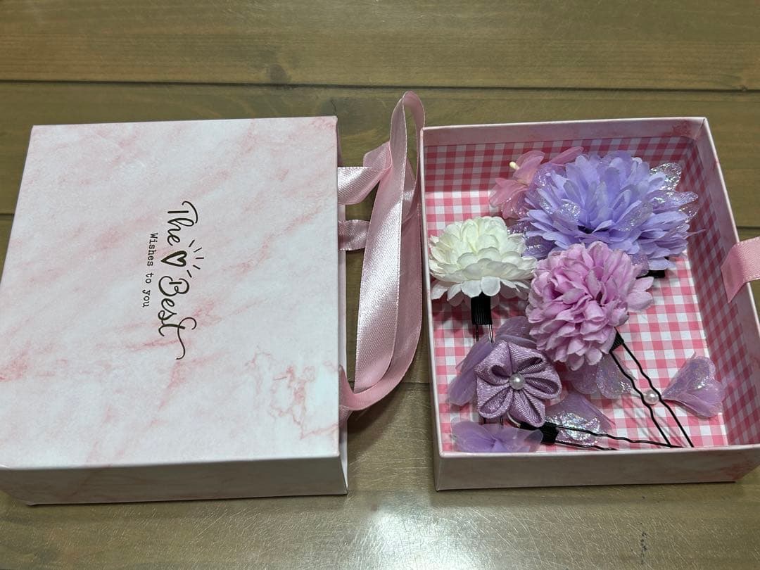 【アリサナ】卒業式袴一式 （160cm）+ブーツ（23.5cm位）+髪飾り