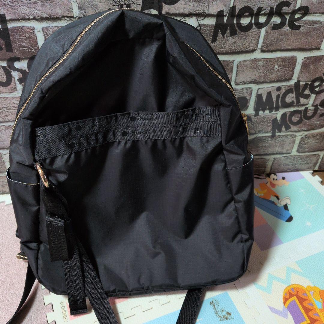 【美品】LeSportsac LANVIN en bleu ブラックリュック