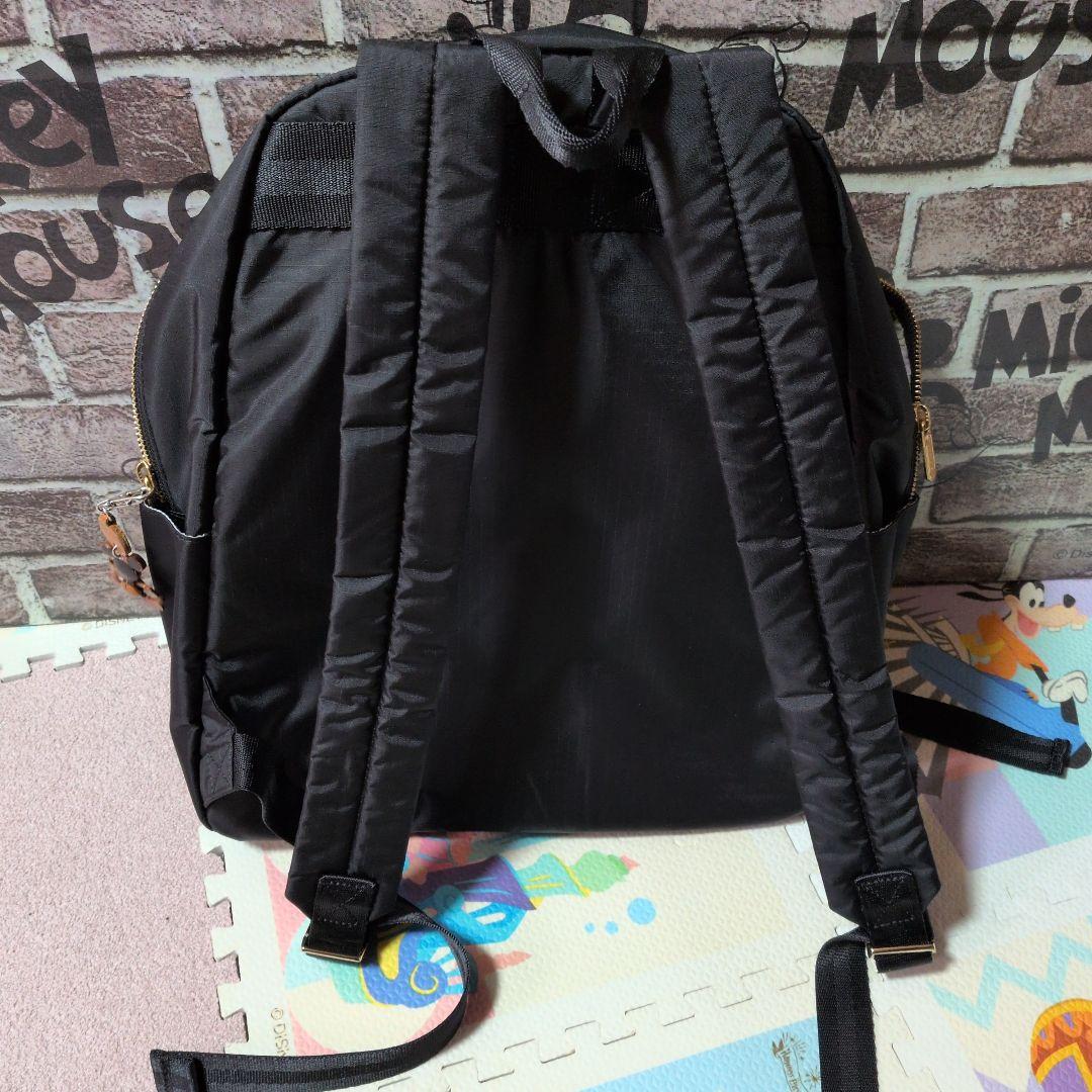 【美品】LeSportsac LANVIN en bleu ブラックリュック