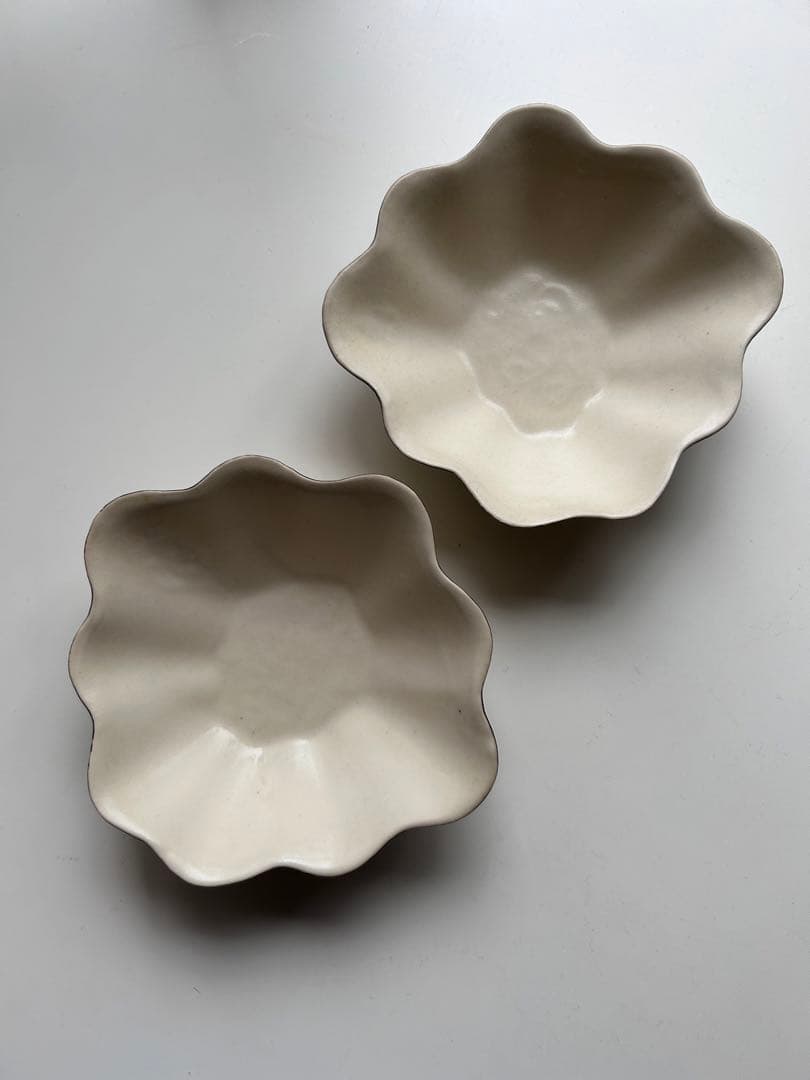 器　作家　食器　2枚セット　安齋新・厚子　鉢　てふてふ　希少　安齋新厚子