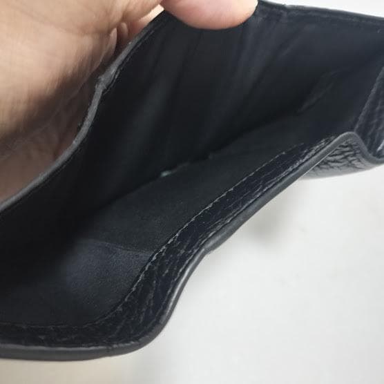 マルタンマルジェラ 三つ折り財布 レザー 黒/ブラック