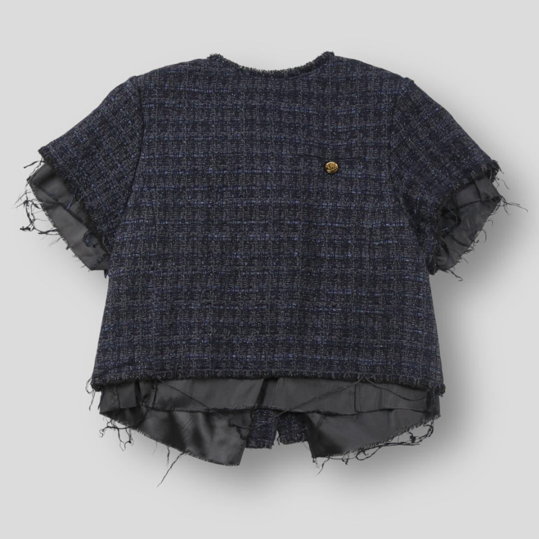 トップス STAND ALONE 23AW 2-WAY FANCY TWEED TOP