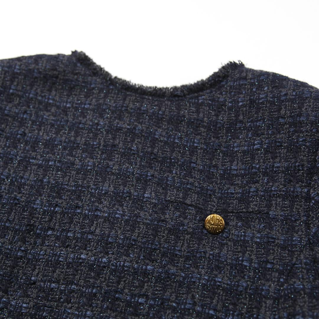 トップス STAND ALONE 23AW 2-WAY FANCY TWEED TOP