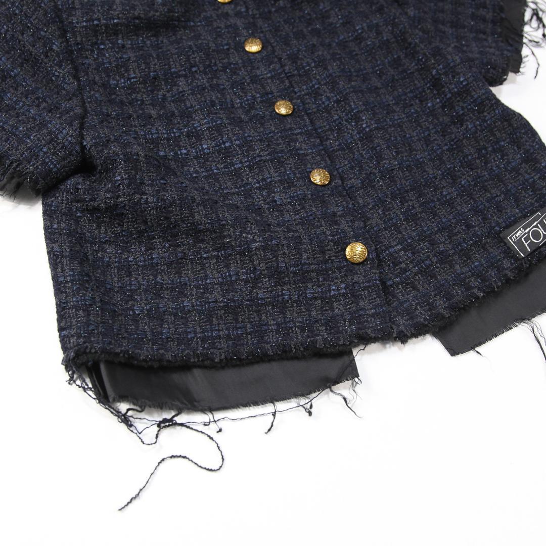 トップス STAND ALONE 23AW 2-WAY FANCY TWEED TOP