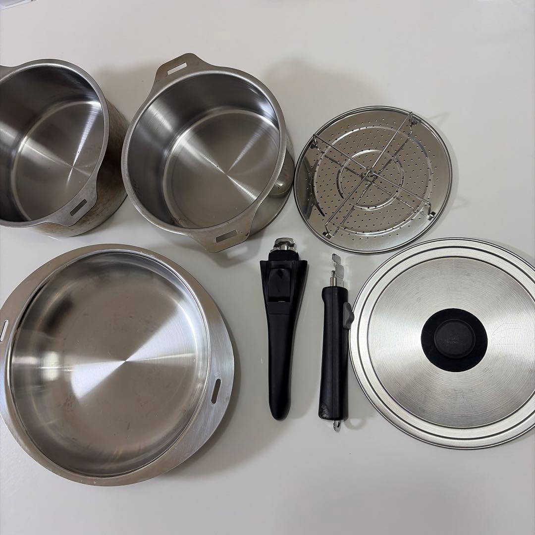 宮﨑製作所 十得鍋 燕三　フライパン ステンレス鍋　蒸し　ハンドル　取手