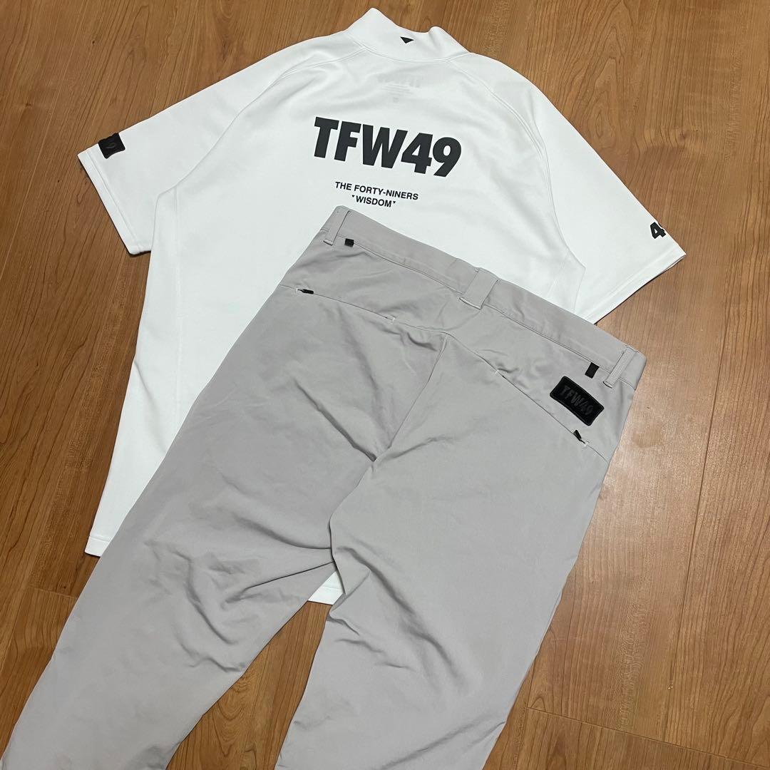 TFW49 Tシャツ　パンツ　セットアップ　XL ゴルフ　ホワイト　グレー