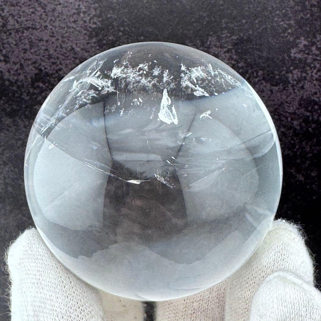 M-12虹入り水晶スフィア　アイリスクォーツ　天然石　クリスタル　パワーストーン