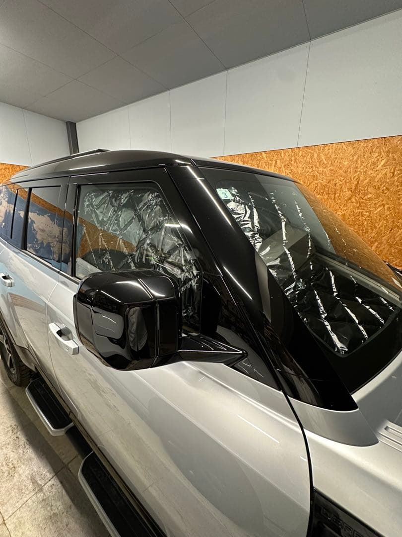 ランドローバー ディフェンダー110 サンシェード　フロント&リアセット