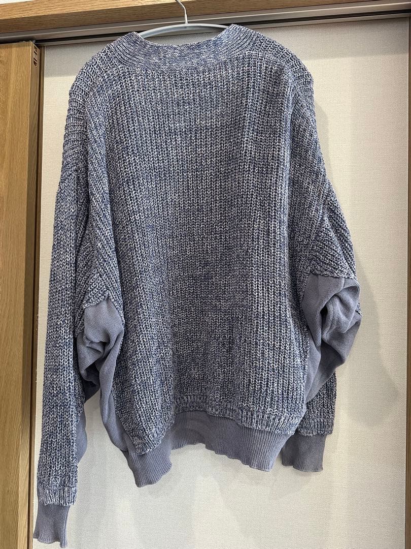 トップス yoke 5G Connecting Rib Cardigan