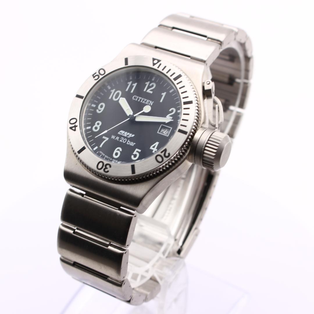 希少 CITIZEN OXY ミリタリーウォッチ NHK非売品 メンズ 腕時計