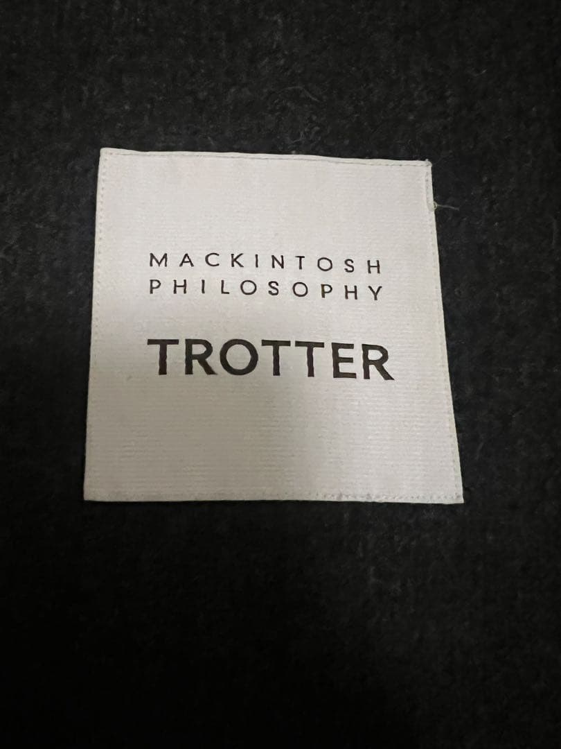MACKINTOSHPHILOSOPHYTROTTER ステンカラー38グレー