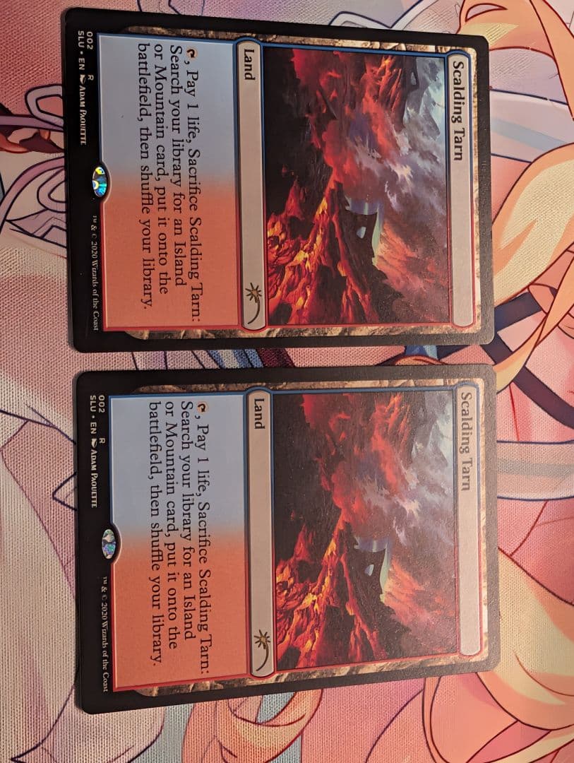 MTG　沸騰する小湖/Scalding Tarn　英語　2枚　SLU