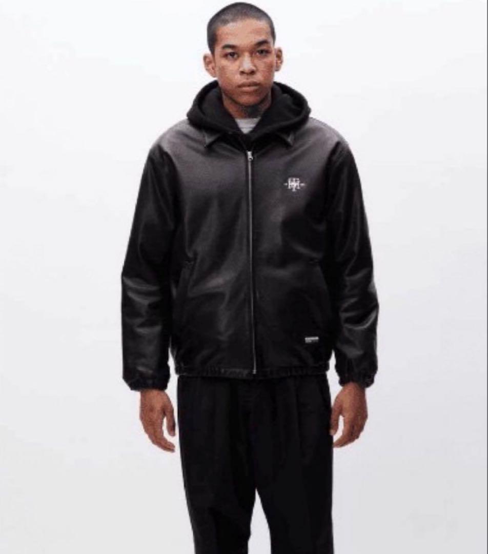 ジャケット・アウター NEIGHBORHOOD LEATHER ZIP WORK JACKET M