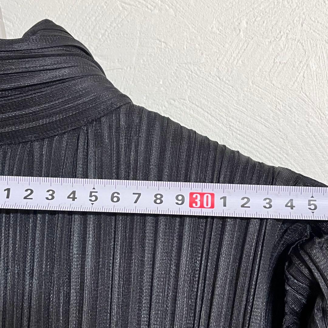 プリーツプリーズ ISSEY MIYAKE ロングダウンコート ブラック M