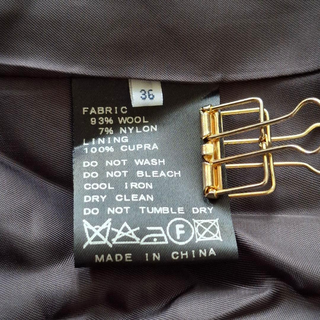 IENA イエナ ハミルトンウールチェスターコート ダブル ブラック 36