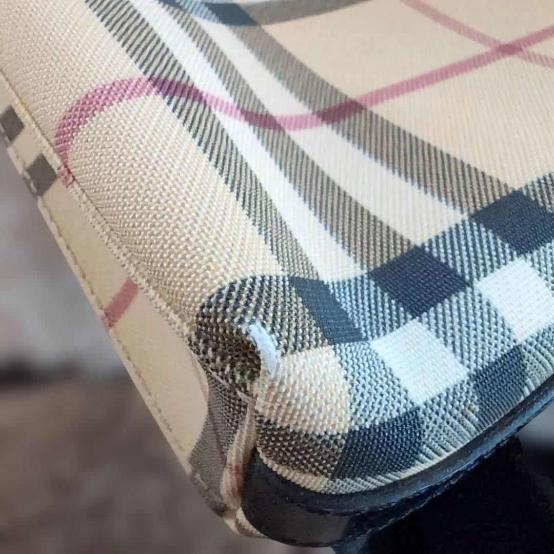 【バーバリー】ノバチェックトートバッグ　ワンショルダー