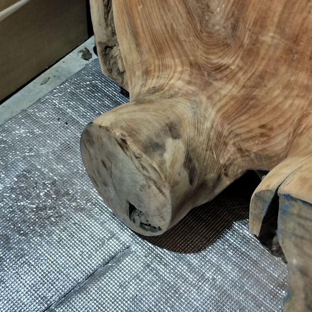 希少な一枚板★佐渡のけやき無垢材ローテーブル