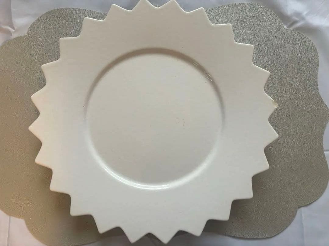 フランス製陶器MOLINモランエトワールプレート　大