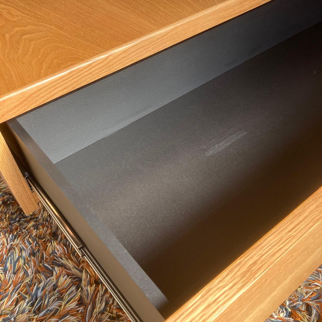 大川家具　正方形リビングテーブル　センターテーブル