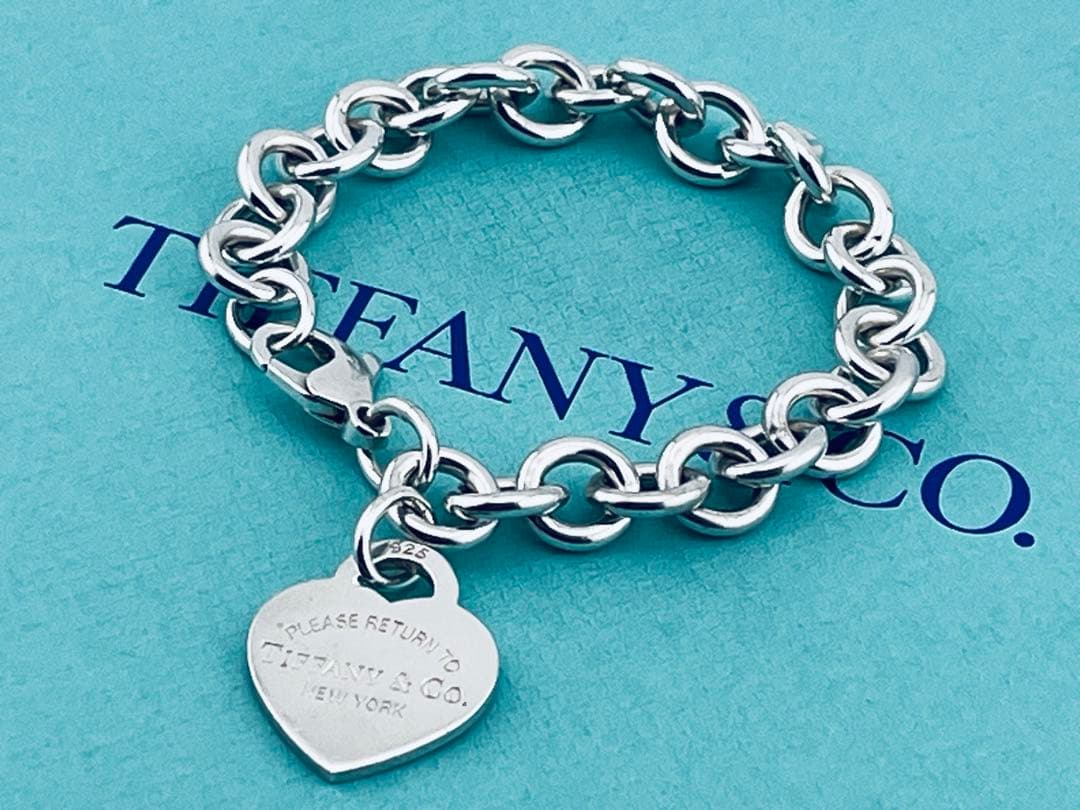c939 ティファニー　リターントゥ　ハート　プレート　ブレスレット　925
