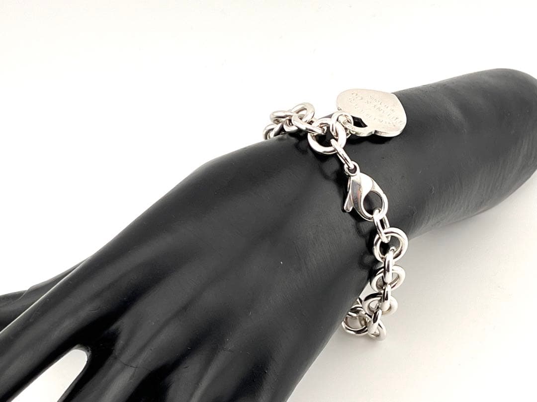 c939 ティファニー　リターントゥ　ハート　プレート　ブレスレット　925