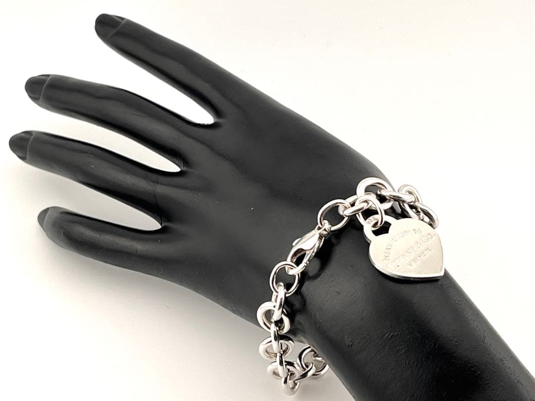 c939 ティファニー　リターントゥ　ハート　プレート　ブレスレット　925