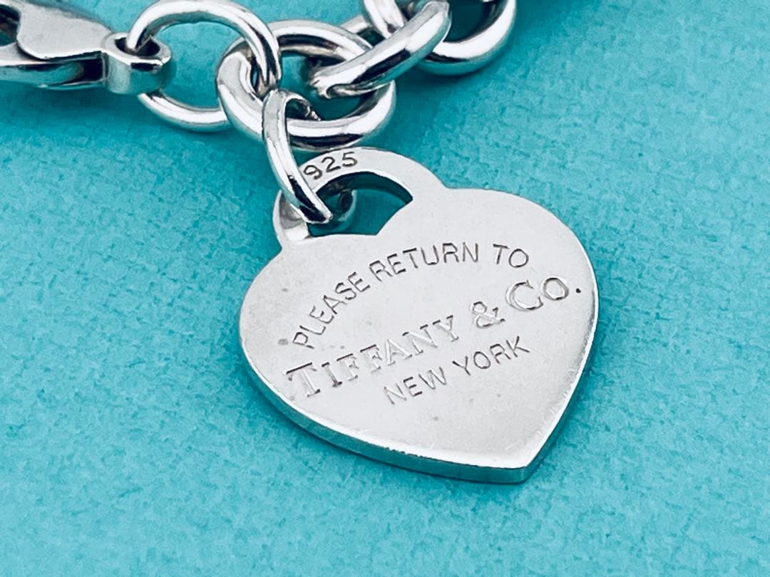 c939 ティファニー　リターントゥ　ハート　プレート　ブレスレット　925