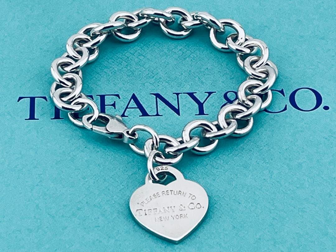 c939 ティファニー　リターントゥ　ハート　プレート　ブレスレット　925