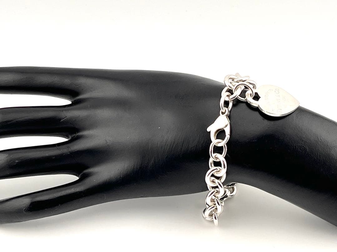 c939 ティファニー　リターントゥ　ハート　プレート　ブレスレット　925