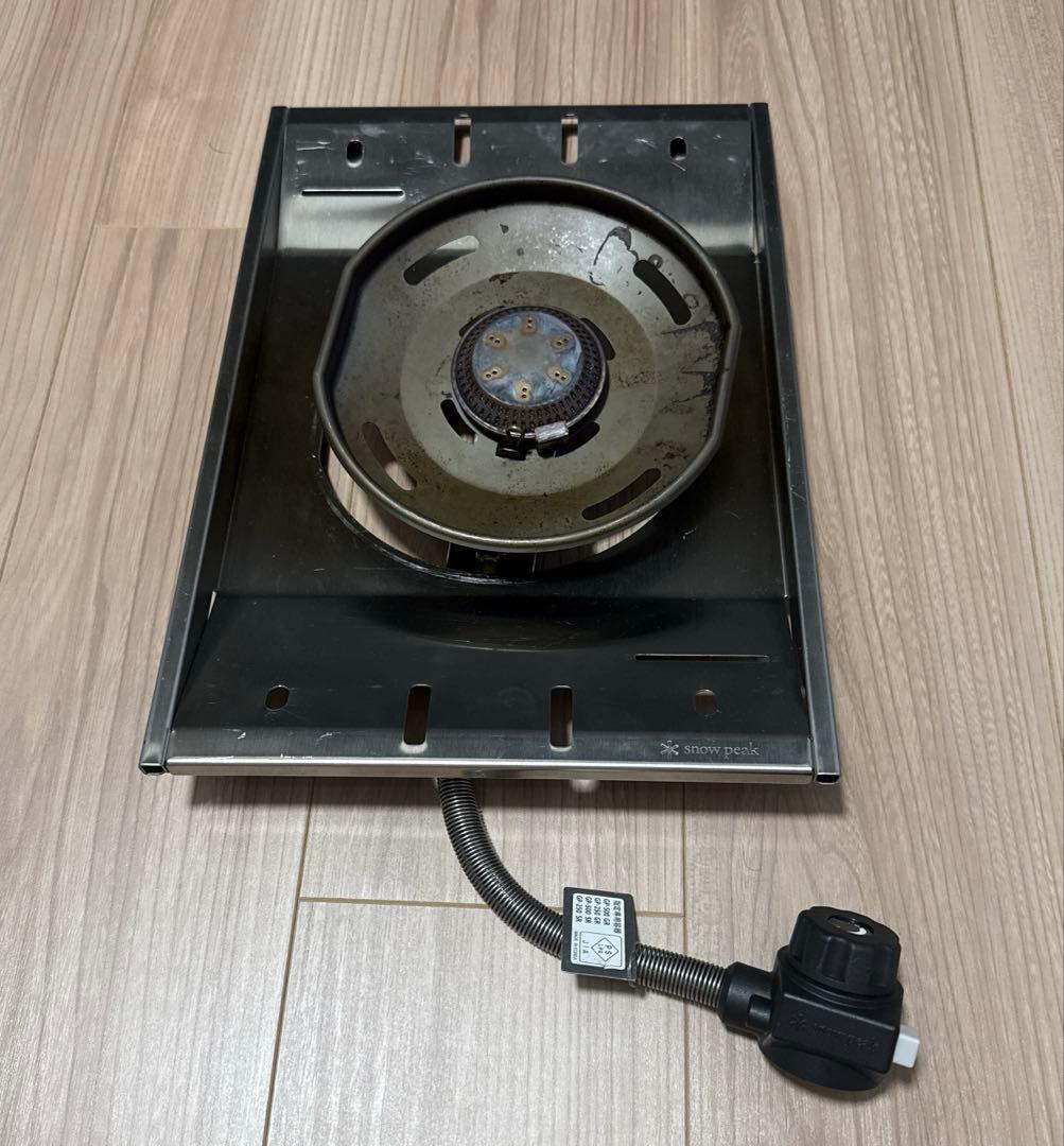  peakフラットバーナー➕五徳➕アシナガ3点セット