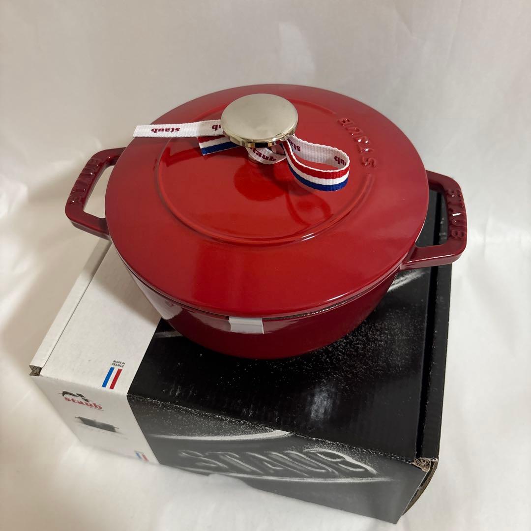 新品未使用　ストウブ WA-NABE(ワナベ)S チェリー16㎝