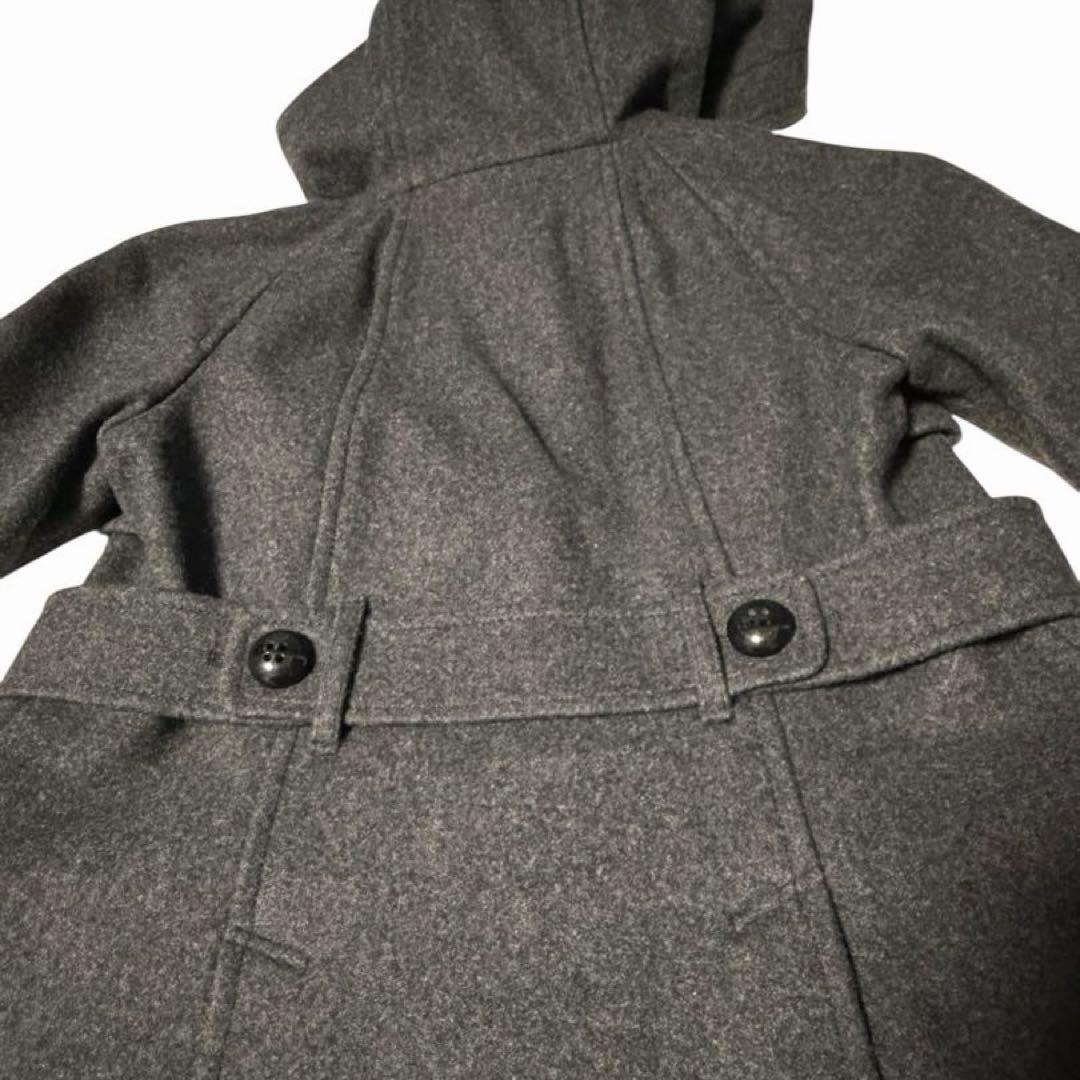 【美品】バーバリーブルーレーベル ダッフルコート ノバチェック ショート丈 36