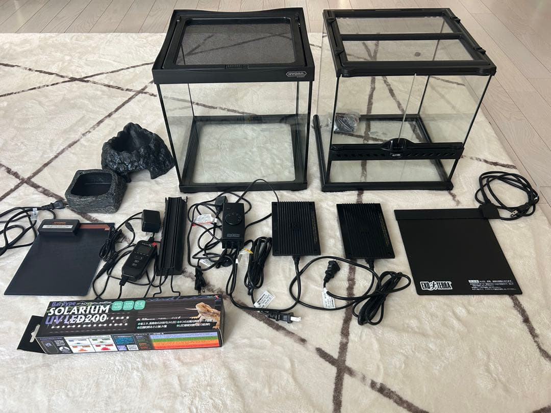 爬虫類飼育ケージセットまとめ売り　美品　多少のバラ売り要相談