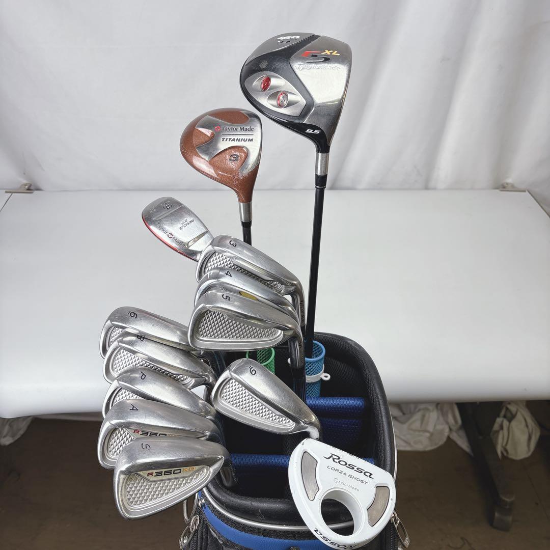 【激安‼️】テーラーメイド ゴルフクラブセット キャディバッグ付 メンズ右利き