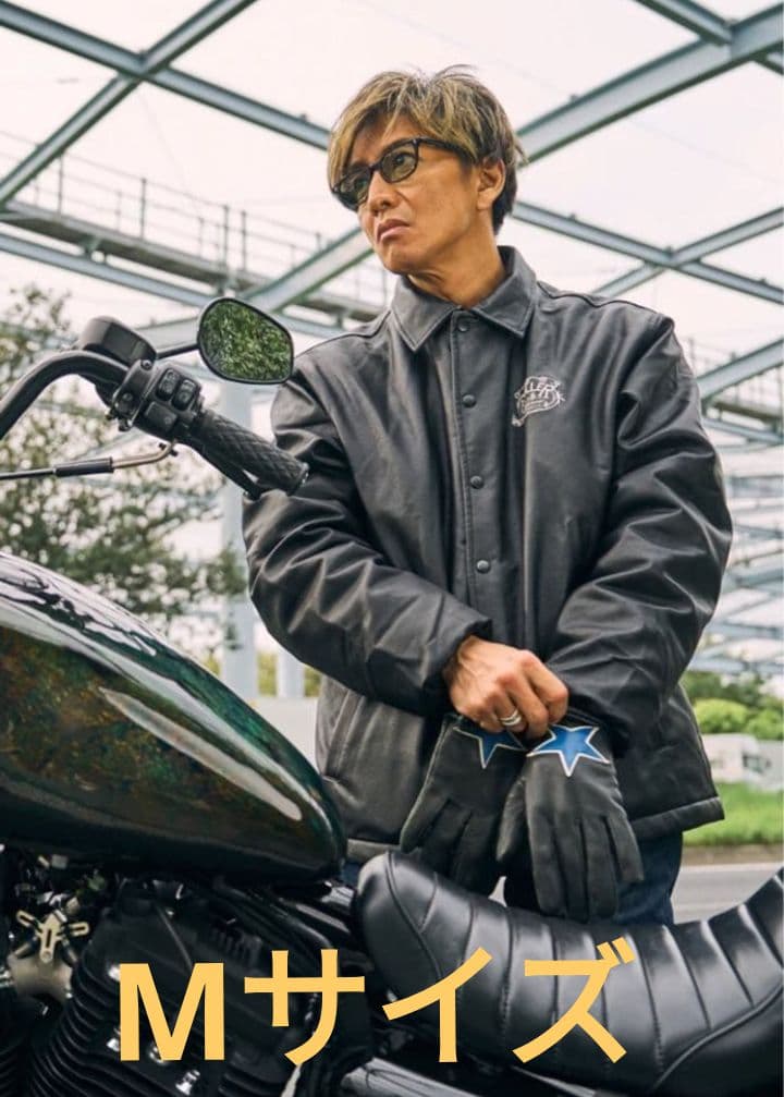 ROLLER FAKE LEATHER COACH JACKET　キムタク着